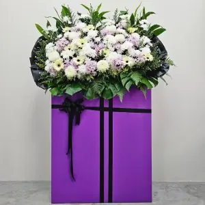 Classic Condolence Flower Stand - Funeral Flower Stand